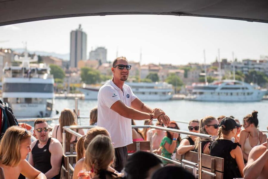 Split: Blue Lagoon 3 Islands All-Inclusive Cruise with Lunch - The Blue Lagoon near Drvenik
