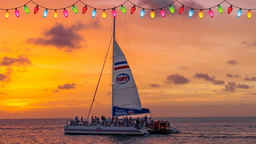St. Augustine: Nights of Lights Sunset Sail with Drinks - Cold weather can change the feel of the trip