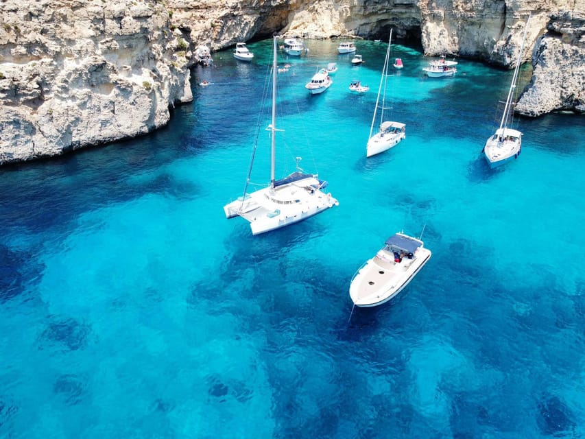 St. Paul's Bay: Half-Day Scenic Catamaran Tour with Drinks - Crystal Lagoon and the best water time