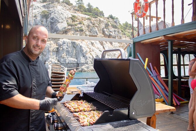 Sun & Sea 6 Hour All Inclusive Swimming Cruise with Greek BBQ & Unlimited Drinks - A Greek BBQ with food from morning to afternoon