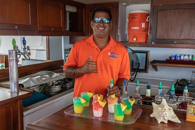 Sunset Cocktail Cruise on our Sailing Catamaran - The Sunset Is the Main Event