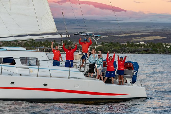 Sunset Cocktail Cruise on our Sailing Catamaran - Getting to the Correct Check-In Point