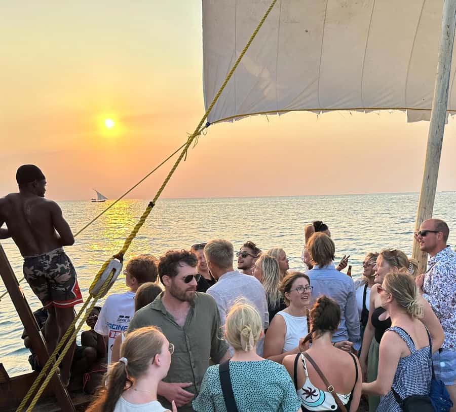Sunset party cruise in Zanzibar with BoomBoom Boat - A sunset party, not a quiet sail