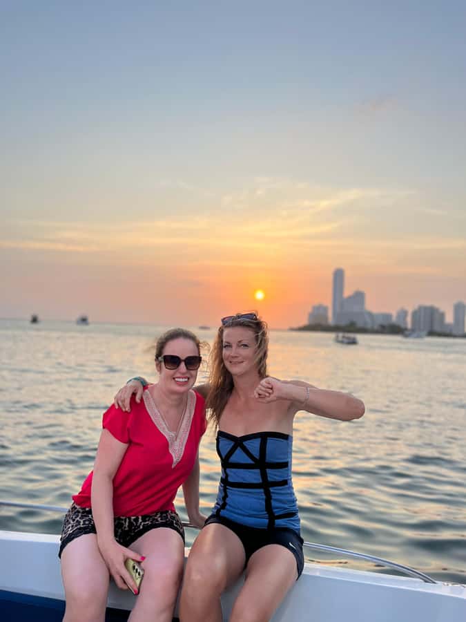 Sunset Party open bar on the bay while sharing with locals - Should you book the Cartagena sunset party?