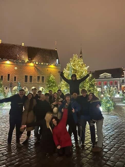 Tallinn: Bar Crawl with Shots, Beer, and Nightclub Entry - Walking through Tallinn to the first bar