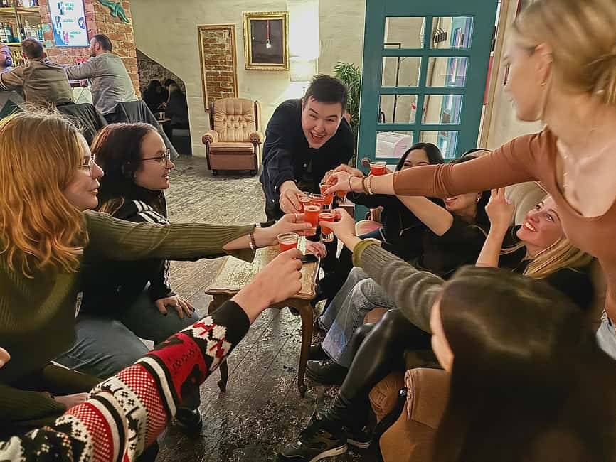 Tallinn: Old Town Bar Crawl - Shots, Games, Deals & Club - Three 40-minute bar stops