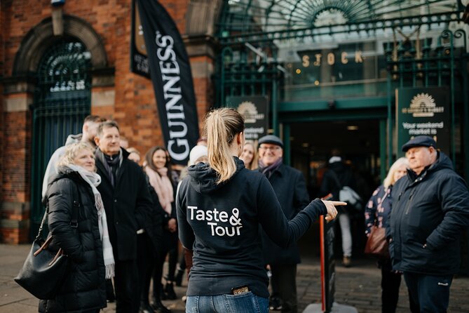 Taste & Tour: The original Belfast Food Tour™️ with drinks - Walking past City Hall with a Belfast guide
