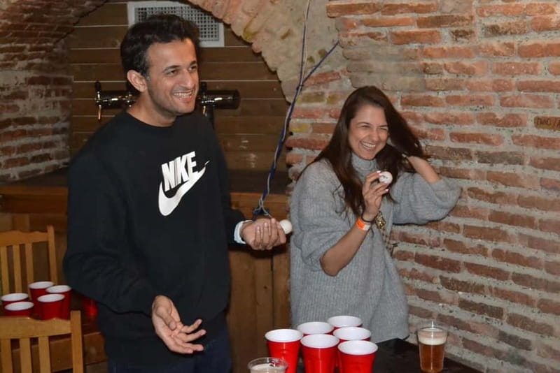 Tbilisi: City Pub Crawl with welcome shots in game format - Starting at Crossroads in Sololaki