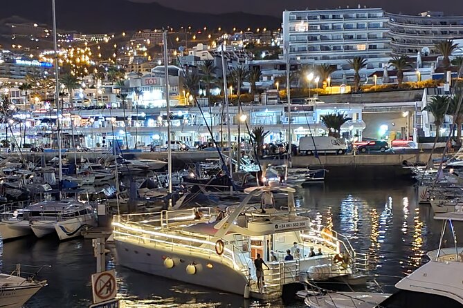Tenerife Sunset Catamaran tour with transfer - Food and Drinks included. - Tapas, Cava and a Relaxed Evening Meal