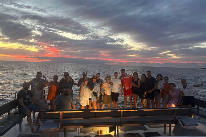 Tenerife Sunset Catamaran tour with transfer - Food and Drinks included. - Waiting for the Sunset