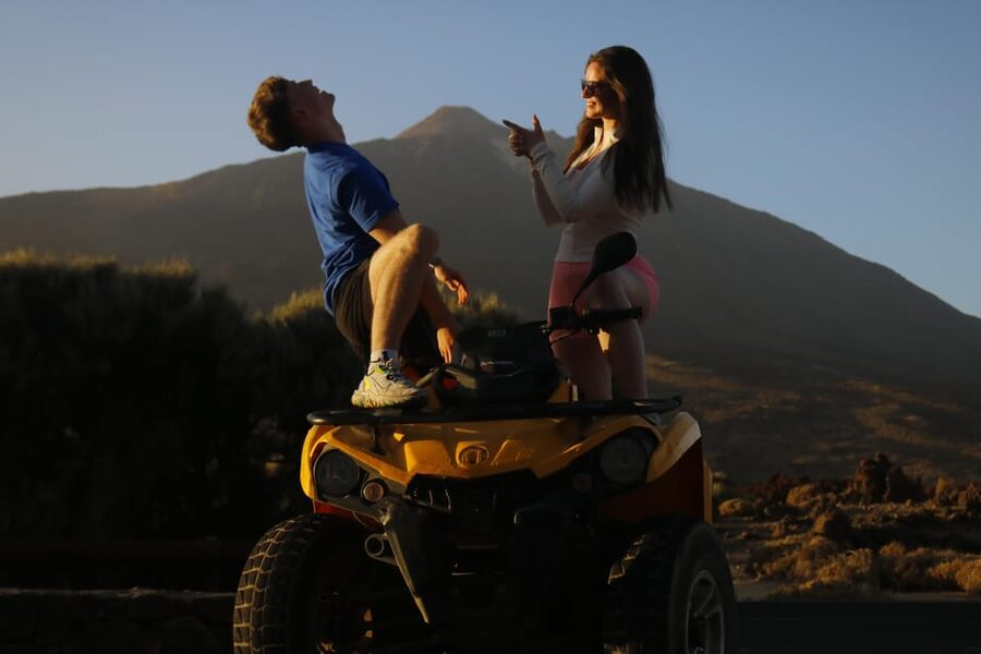Tenerife: Teide Volcano Sunset Quad Bike Tour with Drinks - Drinks, snacks, and what is actually included