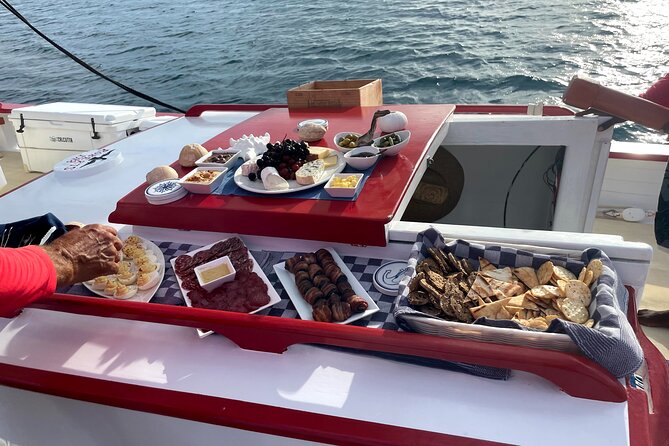 The Best Sunset Sail and Cocktail Hour in Anguilla - Hors doeuvres served on deck as dinner