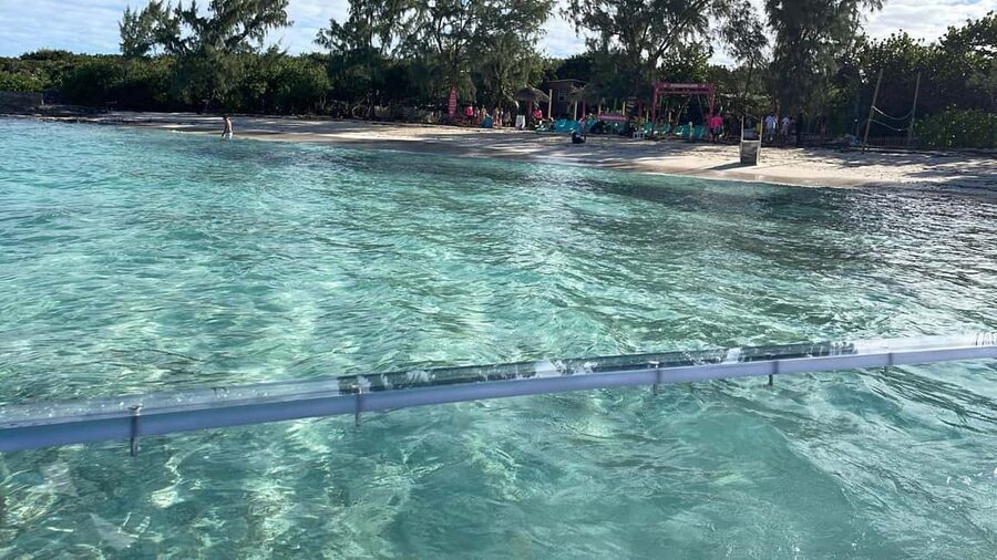 The Clear Boat Experience Bahamas drinks and snacks included - A clear view of Nassau from the water