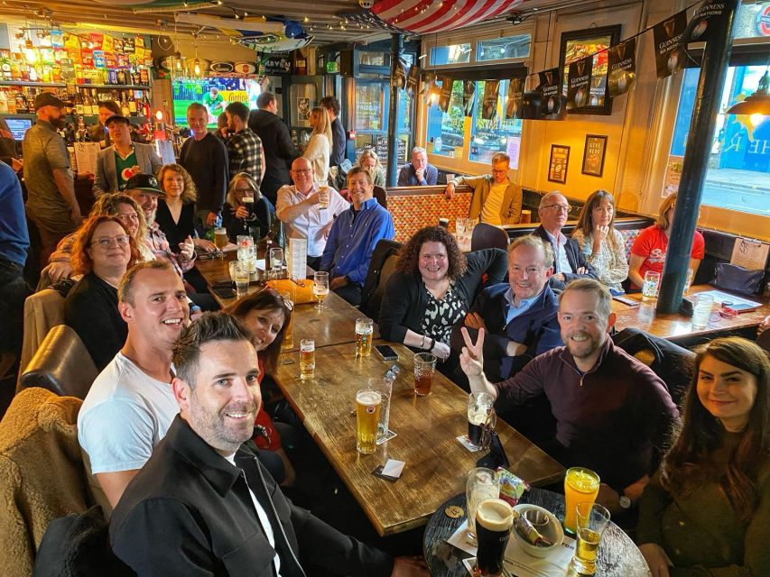 The London Literary Pub Crawl - Crossing into Soho for the longer second half