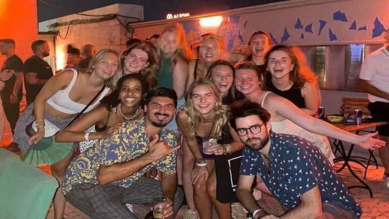 Tirana: Guided Bar Crawl with Welcome Shots - The first bar: a calmer start for meeting people