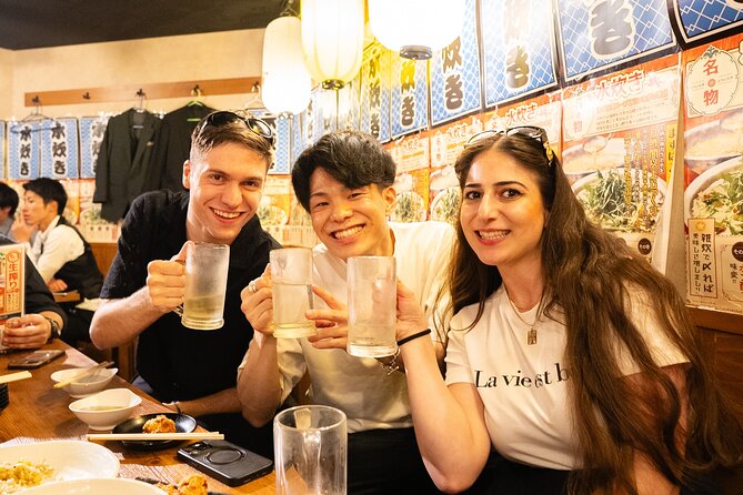 Tokyo: Shinjuku Local Bar Hopping Walking Tour - Nishishinjuku: four sake samples to finish