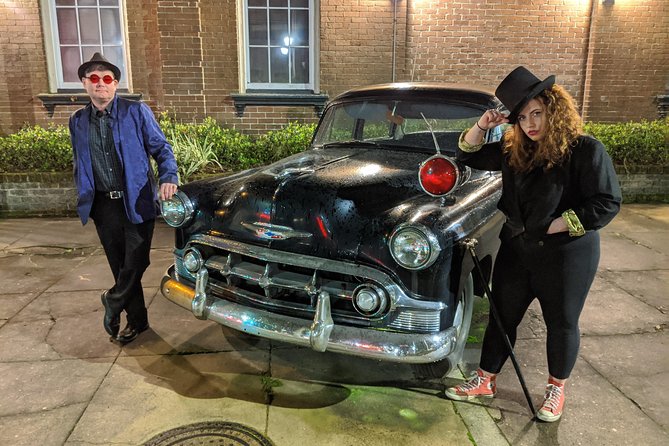 True Crime Pub Crawl - the Original Savannah Murder Tour - Rocky, Connor, Sarah, and the guide factor