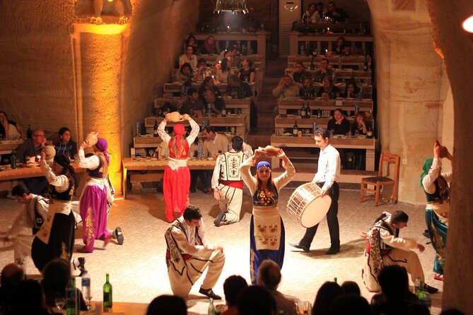 Turkish Night at Cave Restaurant with Dinner and Unlimited Drinks - Seating, sightlines, and the feel of a large group