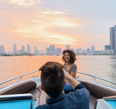 VIP Tour Enjoy Romantic Sunset by Speed Boat Free Cocktail