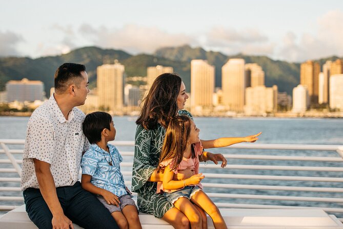 Waikiki Sunset Cocktail Cruise aboard the Majestic by Atlantis - The Waikiki Coast from the water