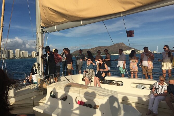 Waikiki Sunset Cocktail Sail with Open Bar - What the sunset views are really like