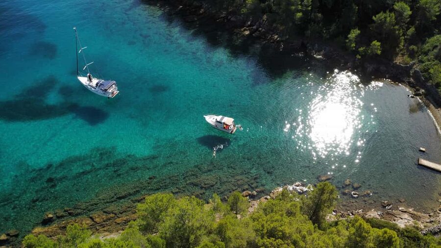 Zadar: Islands & Lagoons Tour with Drinks and ECO fruits... - Leaving Zadar by speedboat