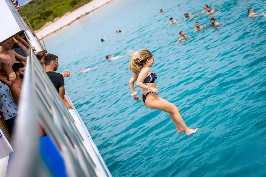 Zrce: Novalja Boat Party Booze Cruise - Resident DJs and the party atmosphere